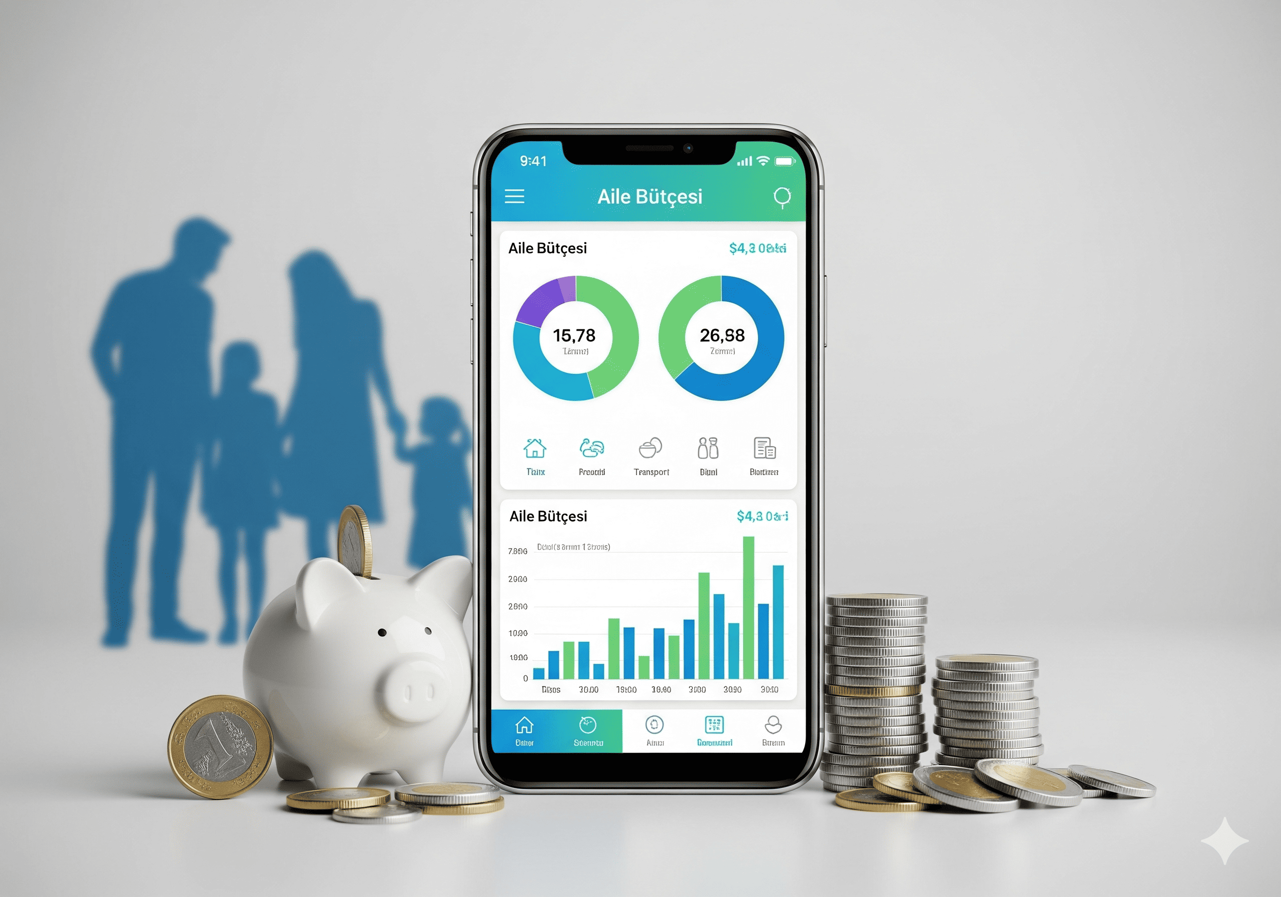 Aile Bütçesi Planlama — Kişisel Finans Yöneticisi