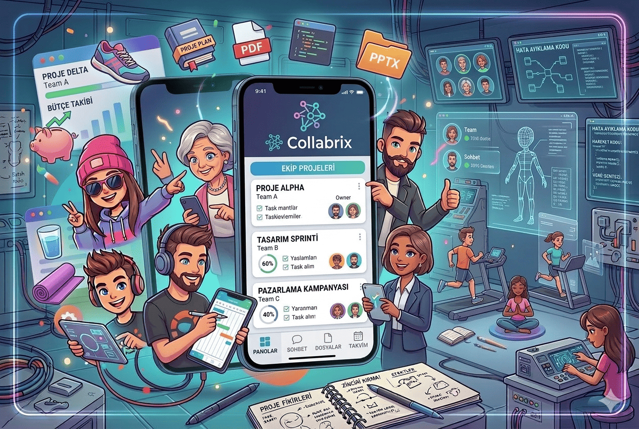 Collabrix — AI Destekli Proje Yönetimi & Takım İşbirliği