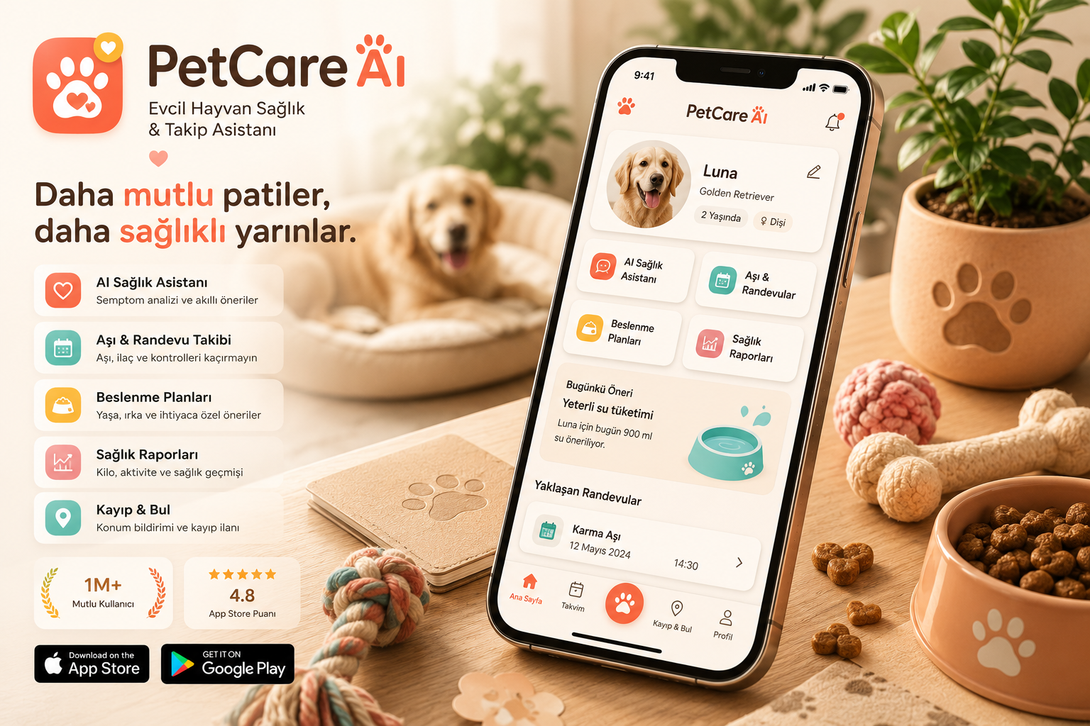 PetCare AI — Evcil Hayvan Sağlık & Takip Asistanı