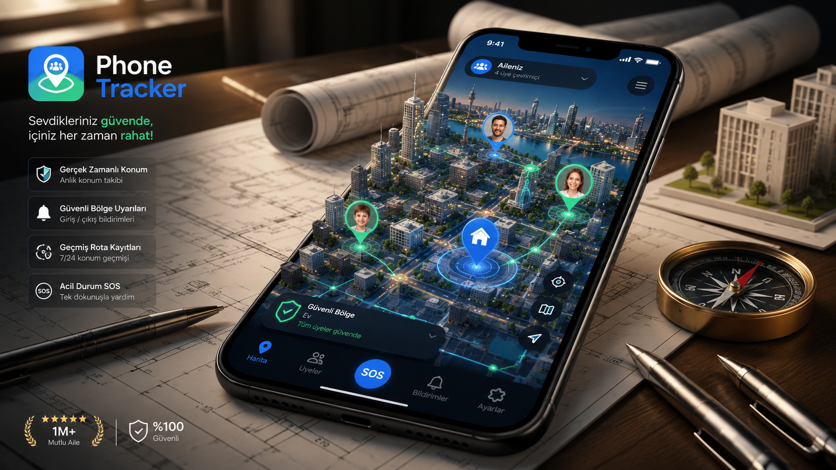 Phone Tracker — Family Locator (Aile Konum Takip)